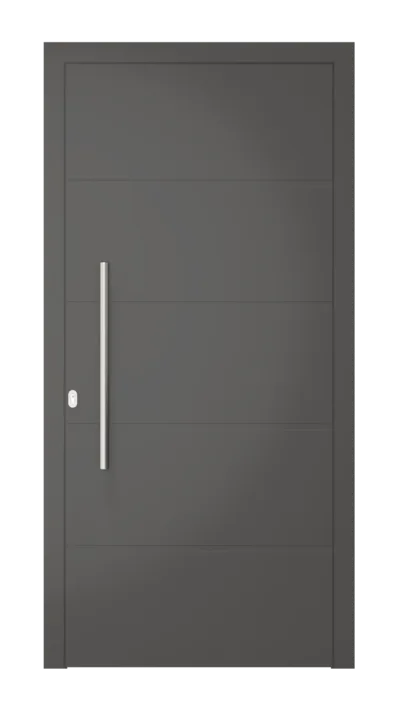 Panneau de porte d’entrée modèle Antwerp, disponible en PVC et aluminium — Pulsar Windows