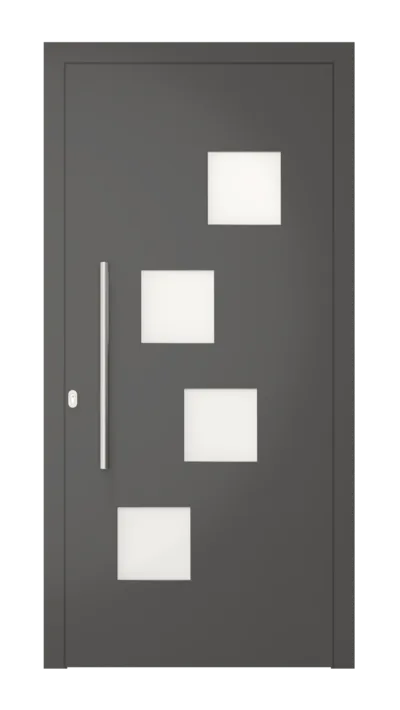 Panneau de porte d’entrée modèle Atlanta, disponible en PVC et aluminium — Pulsar Windows