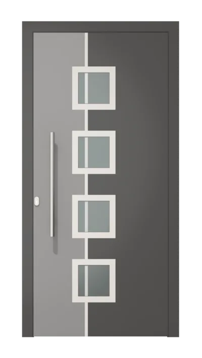 Panneau de porte d’entrée modèle Berlin, disponible en PVC et aluminium — Pulsar Windows