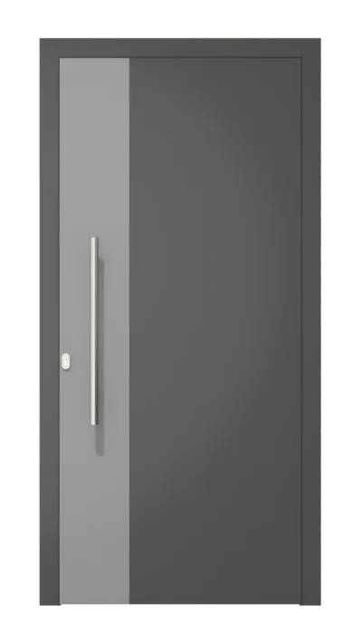 Panneau de porte d’entrée modèle Copenhagen, disponible en PVC et aluminium — Pulsar Windows