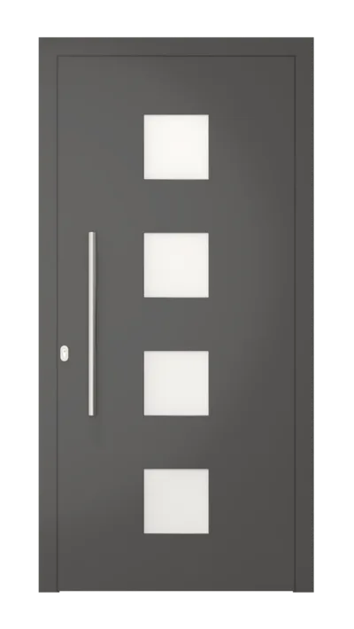 Panneau de porte d’entrée modèle Dallas, disponible en PVC et aluminium — Pulsar Windows