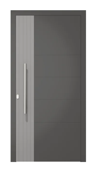 Panneau de porte d’entrée modèle Helsinki, disponible en PVC et aluminium — Pulsar Windows