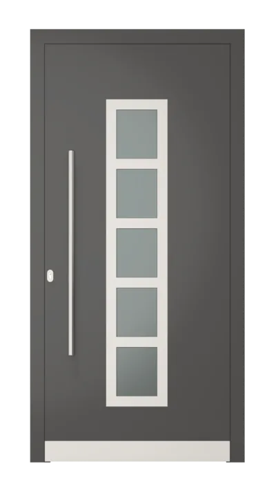 Panneau de porte d’entrée modèle Kiev, disponible en PVC et aluminium — Pulsar Windows