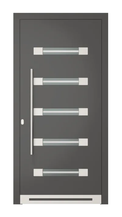Panneau de porte d’entrée modèle Lisabon, disponible en PVC et aluminium — Pulsar Windows