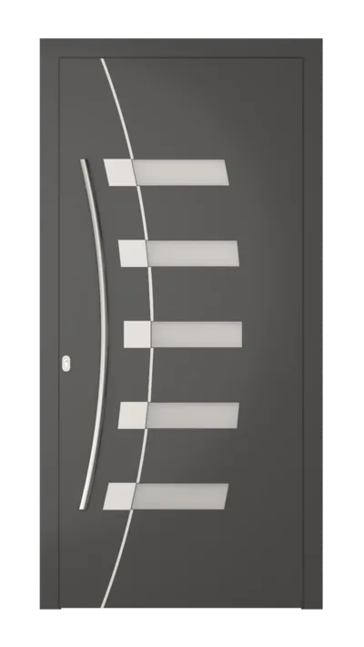 Panneau de porte d’entrée modèle Melbourne, disponible en PVC et aluminium — Pulsar Windows