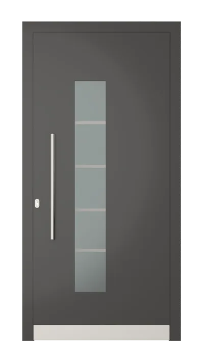 Panneau de porte d’entrée modèle Minsk, disponible en PVC et aluminium — Pulsar Windows