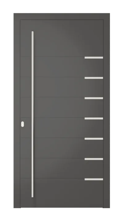 Panneau de porte d’entrée modèle Philadelphia, disponible en PVC et aluminium — Pulsar Windows