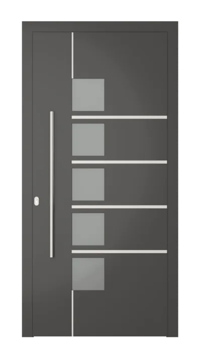 Panneau de porte d’entrée modèle Rio, disponible en PVC et aluminium — Pulsar Windows
