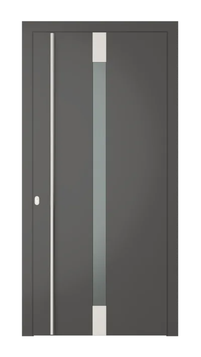 Panneau de porte d’entrée modèle Stockholm, disponible en PVC et aluminium — Pulsar Windows