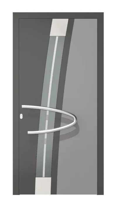 Panneau de porte d’entrée modèle Tokio, disponible en PVC et aluminium — Pulsar Windows