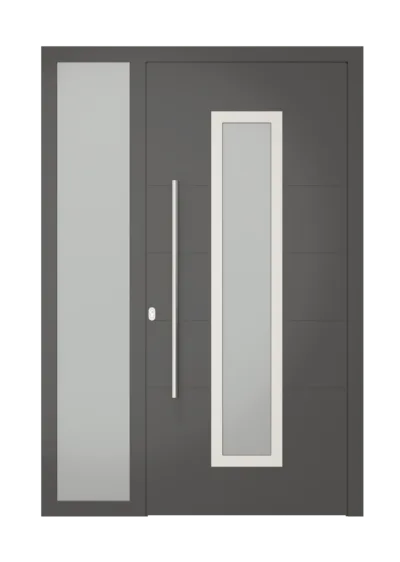 Panneau de porte d’entrée modèle Vienna, disponible en PVC et aluminium — Pulsar Windows