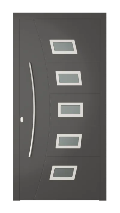 Panneau de porte d’entrée modèle Zurich, disponible en PVC et aluminium — Pulsar Windows