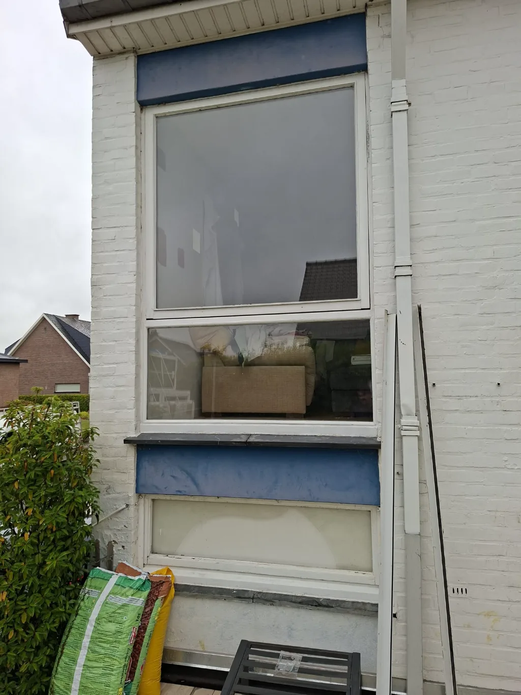 On site: removing a large existing window