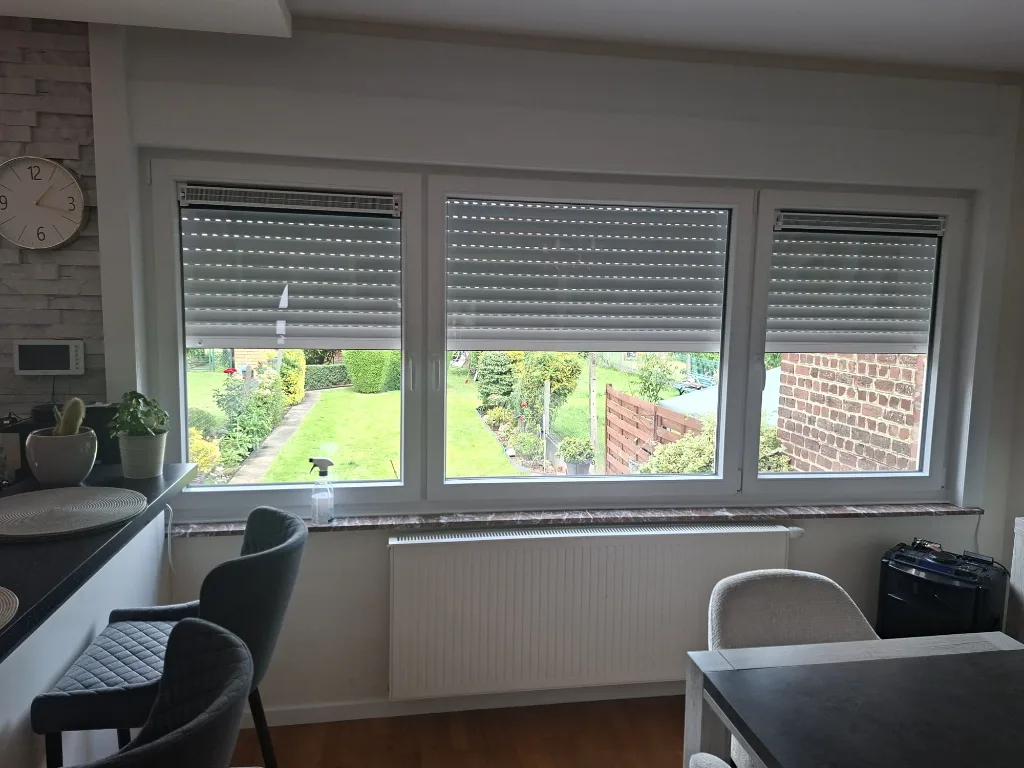 After: new PVC glazed bay on the kitchen and garden side